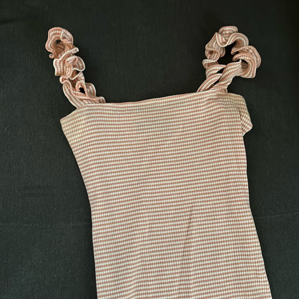 Striped Reformation Bodysuit